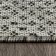 Rectangular carpet Merinos Kair, size 200x390 cm, Gray color