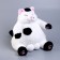 Soft toy "cat", with black paws, 35 cm, white color