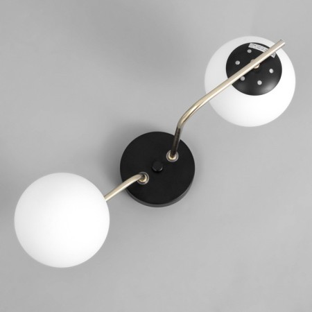 Scarlet chandelier 2x40W E27 black, gold 33x13.5x16cm-3