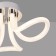 Ceiling chandelier Mantra Line, Led, 3000lm, 3000k, 200 mm, chromium color