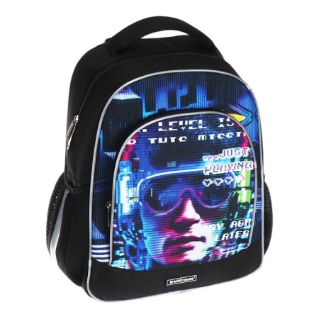 School backpack Erich Krause ergoline 15l, 39 x 28 x 14 cm, ergonomic back, Cyber ​​Game 59873-1