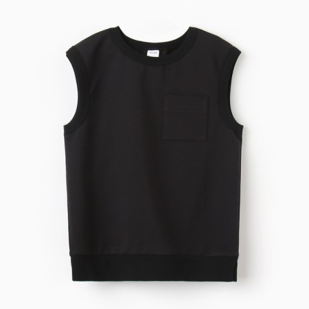 Minaku boy's vest for a boy: School Collection, Black Color, height 164 cm-8