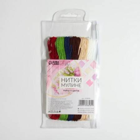 Set of threads Muline No. 12, 8 ± 1 m, 6 pcs-4