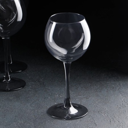 A set of glasses for the wine "graphite", glass, 350 ml, 6 pcs-1