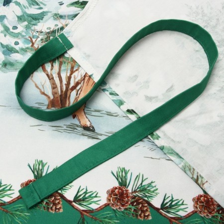 New Year. Set of gift "Ethel" New Year's forest, apron, grabbing-5