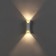 Facade lamp "Elegant", FSD-091, 6 W, 3000K, IP65, 220 V, Metal, Bely