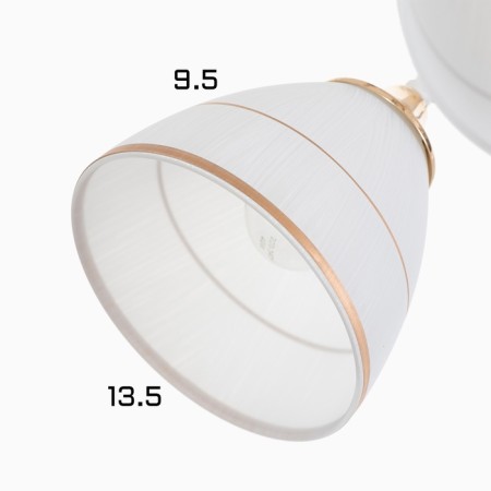 Adelela chandelier 5he27 40W white-gold 65x65x26 cm Bayerlux-5