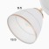 Adelela chandelier 5he27 40W white-gold 65x65x26 cm Bayerlux