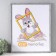Photo frame plastic "Frosty silver style" 40x50 cm, frosty silver