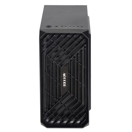 The ACCORD ACC-265B case without BP MATX 1x80mm 1x92mm 2x120mm 2xusb2.0 1xusb3.0 1xusb3.1 a 10044-1