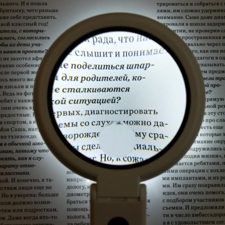 Folding magnifier, with a stand, lens 60.15mm, backlight-3