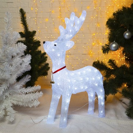 LED figure "proud" 52 × 80 × 21 cm, acrylic, 80 LED, 8 modes, 24 V, glow of white