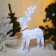 LED figure "proud" 52 × 80 × 21 cm, acrylic, 80 LED, 8 modes, 24 V, glow of white