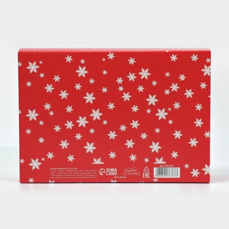 Box the team "Happy New Year", 22 x 15 x 6 cm, new year-6