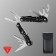 Stinger multitule with a nylon cover, 9 functions, steel, aluminum, black