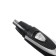 Trimmer for hair IP 423, for mustaches/nose, 1HAA (not in the set.), Black-silver