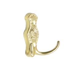 Furniture tundra hook TKD023, two -rod, gold, 4 pcs TMP