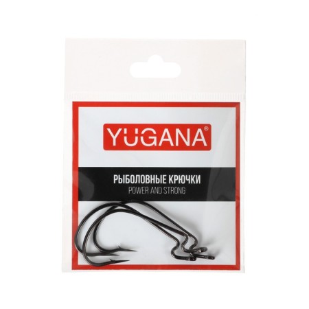 Offset hooks Yugana Wide Range Worm, No. 4/0, 3 pcs.