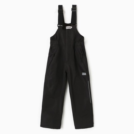 Semi -combines insulated for girls, black color, height 116 cm