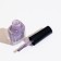 Lilac polish with sparkles, holographic, tone 709, 6 ml