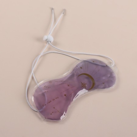 Gel mask for the area around the eyes "Night", 18 × 7 × 0.4 cm, purple color-5