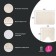 A set of mats for the bathroom IDDIS, 65x45 cm, 45x45 cm, microfiber, color light color