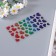 Stickers for creativity plastic "Gradient. Heart" 22x9.5 cm