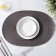 Serving napkin on the Magistro table "Loft", 31 × 45 cm, black color