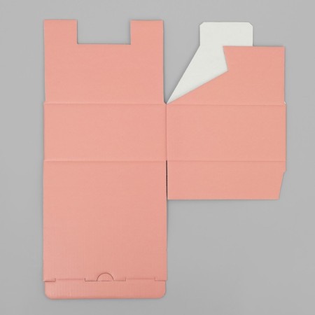 Gift folding box, packaging, “peach”, 15 x 15 x 7 cm-6
