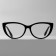 Ready glasses GA0294 (color: C3 black; diopter: + 3; Toning: no)