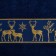Terry towel "New Year: Deer" 50x90 cm, 100% cotton, 360g/m2