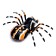 Radio -controlled “Tarantula” spider, smoke effect, light effects, works from the battery