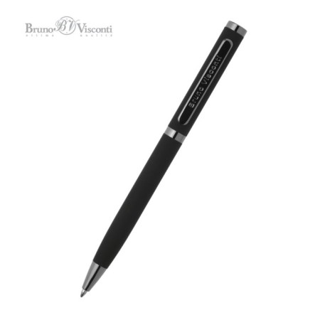 Switching handle, 1.0 mm, BrunovisConti firenze, blue rod, metal case Soft Touch Black, in a tube-2