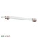 Shelf with holders, width 60 cm, glass, antique copper