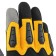 Universal gloves Denzel 90324, reinforced, with protective pads, size 10