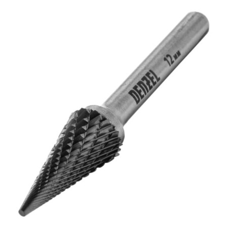 Denzel Borfrase, type M, metal, carbide, conical, 12 mm
