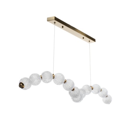 Lamp "Avyiro" 13xLED 91W 3000k brass 100x18x19-169 cm-5