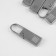 Poller for lightning, metal, 3.7 cm × 1.1 cm, 5 pcs, silver color