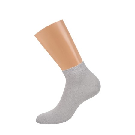 Women's socks shortened Mini Cotone, size 35-38, Grigio color-1
