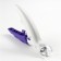Clawers for animals, with LED flashlight and container for claws, batteries, white-violets.