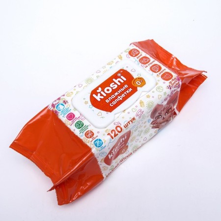 Wet napkins kioshi children's 120pcs