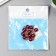 Decor for creativity plastic "Violet pearl with loop" set 10 pcs 1x1.2 cm