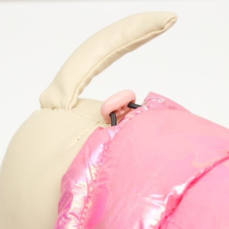 Dog jacket two -sided with weighting, size 8 (ds 23 cm, og 30, osh22 cm), pink-5