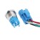 Switch, 12 V, 3 A, 5 PIN, IP67, D 16mm, wire 15 cm, green