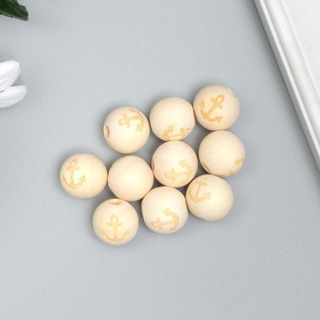 Busina tree for creativity "Round. Anchor" d = 1.8 cm set 10 pcs