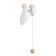 Bra "Ala" E14 40W white 14x23x11 cm