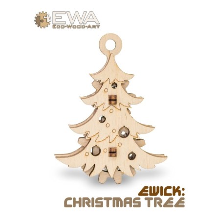 Wooden designer-cranes Ewa "Evik: New Year tree"