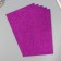 A set of glitter foamiran (5 sheets) 2 mm, 20x30 cm, purple