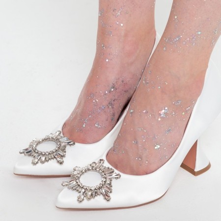 Women's shoes, white color, size 35
