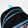 Baby backpack on lightning, 3 outer pockets, black/blue color
